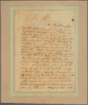 Letter to Nathan Hale, Yale College [New Haven]