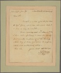 Letter to John Coffin Jones, Esq.