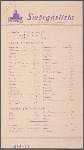 Sandwich price list of Hotel Torni in Helsinki, Finland