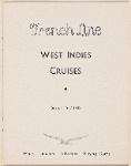 French Line West Indies Cruises - S.S. Paris, S.S. Champlain, M.S. Lafayette
