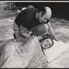 Michael Lombard and Estelle Parsons in the stage production Mert and Phil