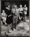 Marilyn Roberts [left], Estelle Parsons [second from left], Beverlee McKinsey [second from right], Michael Lombard [right] and unidentified [center] in the stage production Mert and Phil