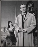 Norman Feld and unidentified [left] in the 1958 tour of the stage production Middle of the Night