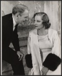 Tallulah Bankhead, John Cecil Holm, Russell Hardie and unidentified in the stage production Midgie Purvis