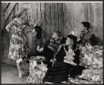 Kip McArdle [left] Tallulah Bankhead [right] and unidentified others in the stage production Midgie Purvis