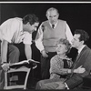 John Frankenheimer, Ed Begley, Janet Gaynor and Steven Hill in the stage production The Midnight Sun