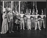 Jane Farnol, Myles Eason, Richard Haydn and unidentified others in the 1967 American Shakespeare production of A Midsummer Night's Dream