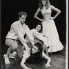 Michael Sacks [left], Richard Gere [center], Toni Wein [front] and Lucy Lee Flippen [back] in the 1974 stage production A Midsummer Night's Dream