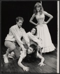 Michael Sacks [left], Richard Gere [center], Toni Wein [front] and Lucy Lee Flippen [back] in the 1974 stage production A Midsummer Night's Dream