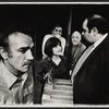 Dane Clark, Arnold Soboloff, Leonardo Cimino, Richard Castellano and unidentified in the stage production Mike Downstairs