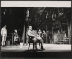 Dane Clark [center] and unidentified others in the stage production Mike Downstairs