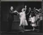 Molly Picon [center] and unidentified others in the stage production Milk and Honey