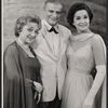 Molly Picon, Robert Weede and Terry Saunders in the 1961 tour of the stage production Milk and Honey