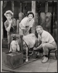 Molly Picon, Terry Saunders and Robert Weede in the 1961 tour of the stage production Milk and Honey