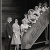 Robert Weede, Terry Saunders and unidentified others in the 1961 tour of the stage production Milk and Honey