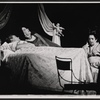 Paul Roebling, Mildred Dunnock and Hermione Baddeley in the stage production The Milk Train Doesn't Stop Here Anymore