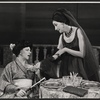 Hermione Baddeley and Mildred Dunnock in the stage production The Milk Train Doesn't Stop Here Anymore