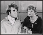 Daniel Fortus and Shelley Winters in the stage production Minnie's Boys