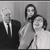 Roland Winters, Julie Kurnitz and Lewis J. Stadlen in the stage production Minnie's Boys