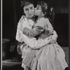 Barbara Barrie and Rona Gale in the 1961 touring stage production of The Miracle Worker