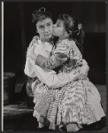 Barbara Barrie and Rona Gale in the 1961 touring production of The Miracle Worker