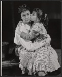 Barbara Barrie and Rona Gale in the 1961 touring stage production of The Miracle Worker