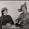 Viveca Lindfors and Ruth Ford in the 1956 Off-Broadway production of Miss Julie