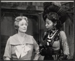 Bette Davis and Marion Ramsey in the pre-Broadway tryout of the production Miss Moffat