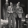 Denholm Elliott and Neil Fitzgerald in the stage prodution Monique