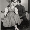 Olga Bielinska and Al Hedison in the 1956 stage production A Month in the Country