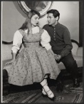 Olga Bielinska and Al Hedison in the 1956 stage production A Month in the Country