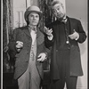 Luther Adler and unidentified in the 1956 stage production A Month in the Country