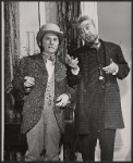 Luther Adler and unidentified in the 1956 stage production A Month in the Country