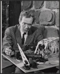 Roy Poole in the stage production The Moon in the Yellow River