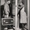 James Earl Jones and Vinnette Carroll in the stage production Moon on a Rainbow Shawl