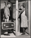 James Earl Jones and Vinnette Carroll in the stage production Moon on a Rainbow Shawl