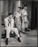 Michael Barton, Cicely Tyson and James Earl Jones in the stage production Moon on a Rainbow Shawl