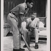 James Earl Jones and Robert Earl Jones in the stage production Moon on a Rainbow Shawl