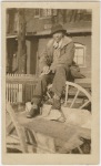 Langston Hughes as a student at Lincoln University, Pennsylvania