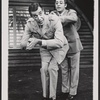 Fred Gwynne and Ron Silver in the stage production More Than You Deserve