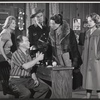 Vicki Cummings, Myron McCormick, George Mathews, Siobhan McKenna and Sandy Dennis in the stage production Motel