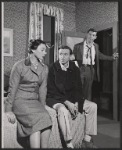 Siobhan McKenna, Joe Ponazecki and unidentified in the stage production Motel