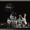 Kelly Garrett, Rick Podell, Laura Michaels, John Bennett Perry [center] and unidentified others in the stage production Mother Earth