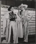 Katharine Hepburn and Alfred Drake in the 1957 Stratford Festival stage production of Much Ado About Nothing