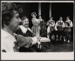 Patrick Hines, Jacqueline Brookes [center] and unidentified others in the 1964 Stratford Festival production of Much Ado about Nothing