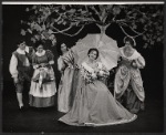 Jacqueline Brookes [center] and unidentified others in the 1964 Stratford Festival production of Much Ado about Nothing