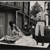 Jeanne Hepple [left] and unidentified others in the 1972 NY Shakespeare stage production of Much Ado About Nothing