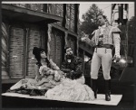 Jeanne Hepple [left] and unidentified others in the 1972 NY Shakespeare stage production of Much Ado About Nothing