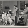 Karen Ludwig [center], Bruce McGill [right] and unidentified others in the stage production Museum