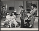 Karen Ludwig [center], Bruce McGill [right] and unidentified others in the stage production Museum